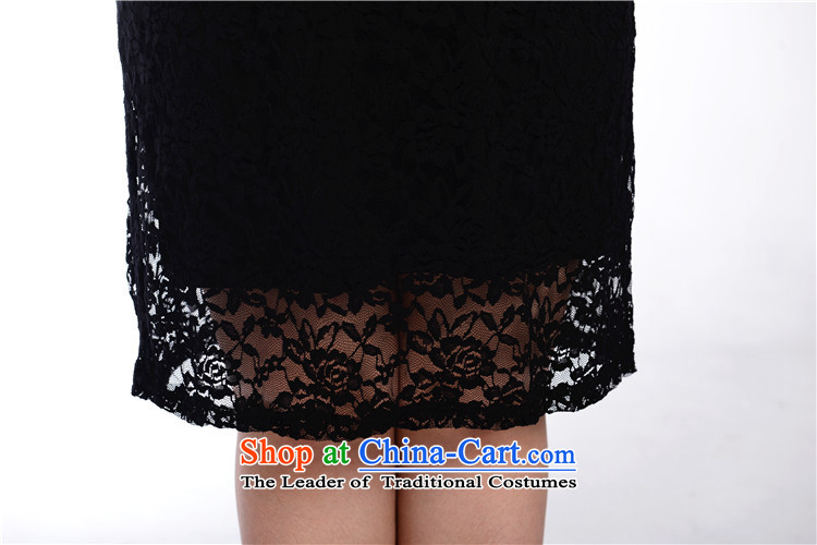 Hee-won version on slave princess mm larger female thick MM loose video thin lace stitching skirt wear long-sleeved skirt A6209 black 5XL/(240-260 catty) Picture, prices, brand platters! The elections are supplied in the national character of distribution, so action, buy now enjoy more preferential! As soon as possible.