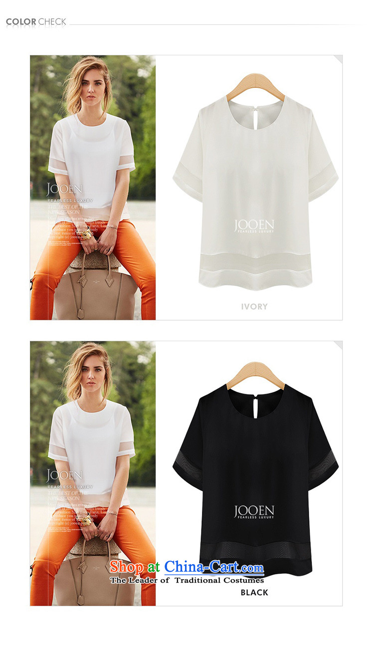 Large European and American women YILISA2015 summer load new Sun t-shirt shirt thick mm thin stylish and cozy relaxd video wild shirt K886 white 5XL picture, prices, brand platters! The elections are supplied in the national character of distribution, so action, buy now enjoy more preferential! As soon as possible.