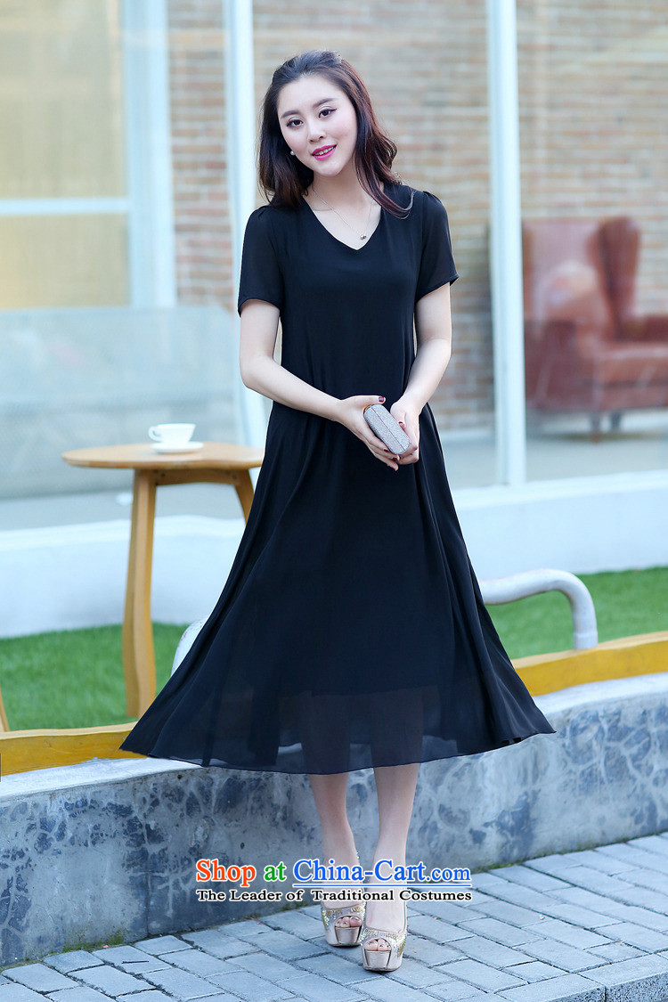 El-ju Yee Nga 2015 Summer large new women's dresses short-sleeved thick snow people woven dresses YJ9565 Blue M picture, prices, brand platters! The elections are supplied in the national character of distribution, so action, buy now enjoy more preferential! As soon as possible.