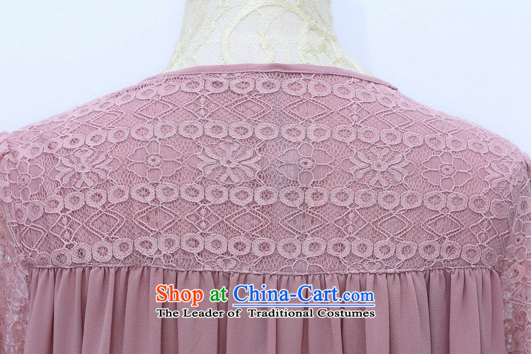 El-ju Yee Nga 2015 Summer new Korean lace thick sister chiffon stitching larger women's dresses YY9161 GRAY XL Photo, prices, brand platters! The elections are supplied in the national character of distribution, so action, buy now enjoy more preferential! As soon as possible.