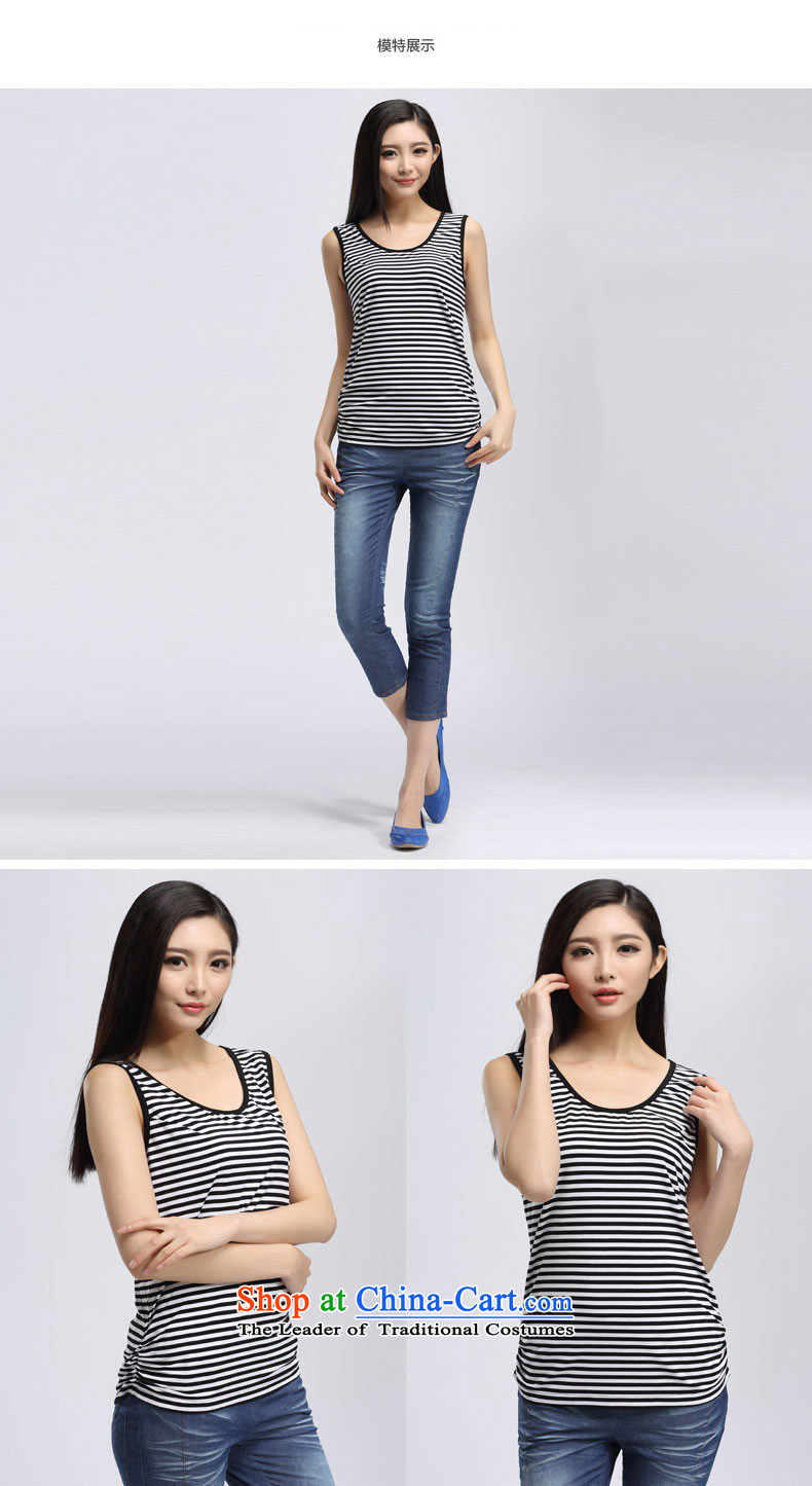 By 2015 Korea Water version of large numbers of ladies thick mm stripe Back soft CAMI female summer of black-and-white picture L S15XA5138, prices, brand platters! The elections are supplied in the national character of distribution, so action, buy now enjoy more preferential! As soon as possible.