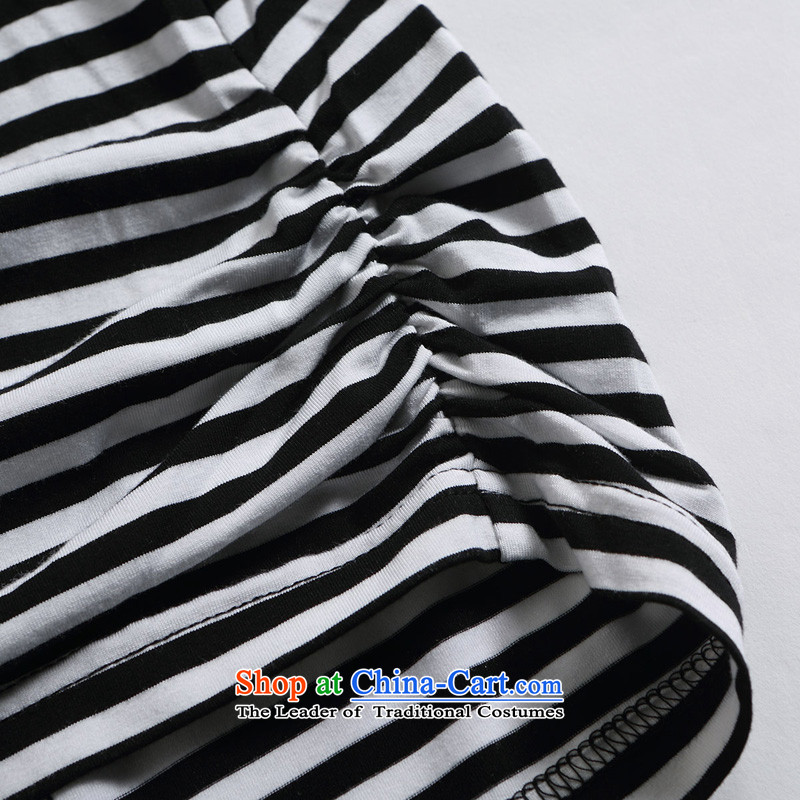 By 2015 Korea Water version of large numbers of ladies thick mm stripe Back soft CAMI female summer of black-and-white , L water S15XA5138 representatives (SHUIMIAO) , , , shopping on the Internet