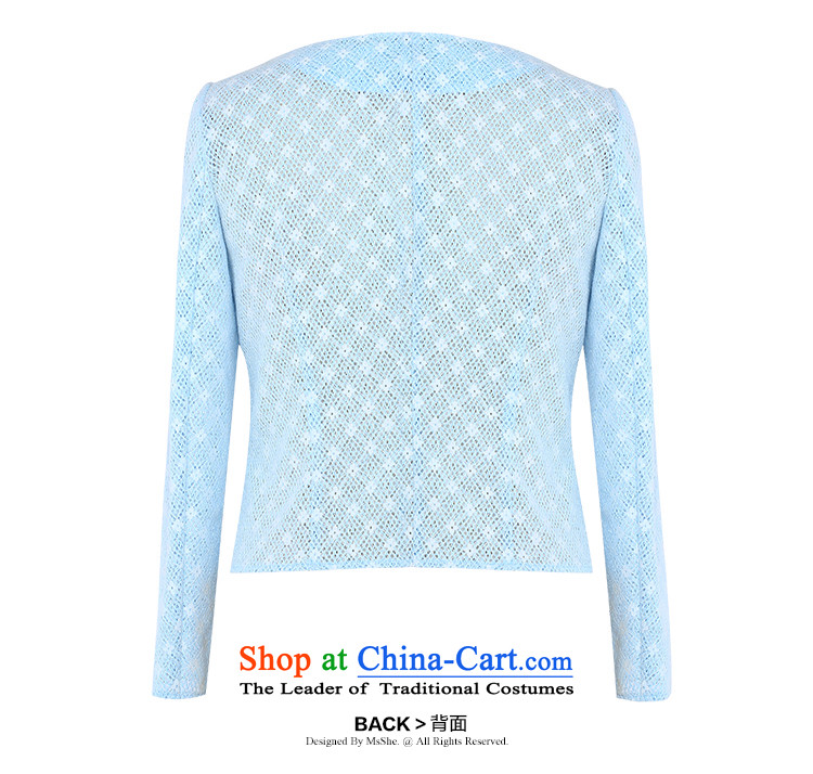 Msshe xl female new lace bow tie jacket 2662 light blue 4XL Photo, prices, brand platters! The elections are supplied in the national character of distribution, so action, buy now enjoy more preferential! As soon as possible.