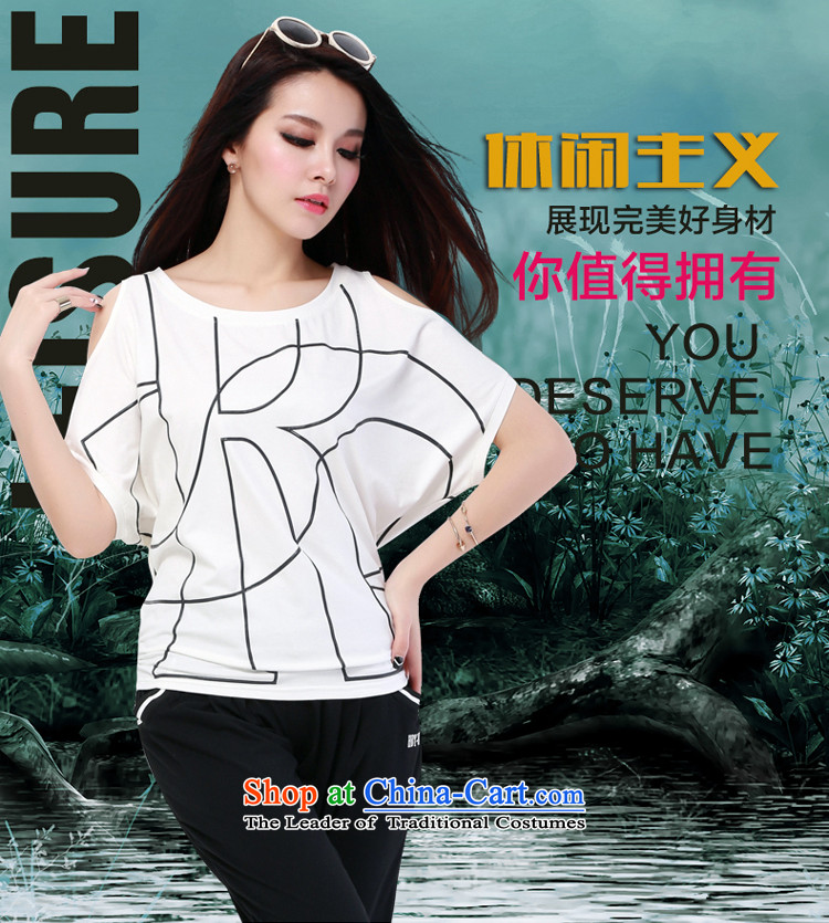 The Doi larger female kit fat mm Summer 2015 new thick sister bat sleeves relaxd casual sports two kit to 200 white 4XL( recommendations 175-200 catty) Picture, prices, brand platters! The elections are supplied in the national character of distribution, so action, buy now enjoy more preferential! As soon as possible.