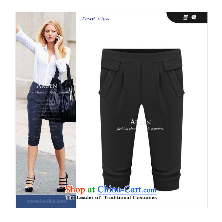 The new Europe and the largest YILISA2015 code female pants thick MM Capri summer leisure elastic elastic waist Capri female H5125 DARK BLUE XXL picture, prices, brand platters! The elections are supplied in the national character of distribution, so action, buy now enjoy more preferential! As soon as possible.