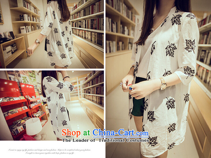 The Korean version of the new YILISA Special Summer xl women's summer sun yi thick MM summer embroidery, long-stylish casual clothes H5130 sunscreen White XXL picture, prices, brand platters! The elections are supplied in the national character of distribution, so action, buy now enjoy more preferential! As soon as possible.
