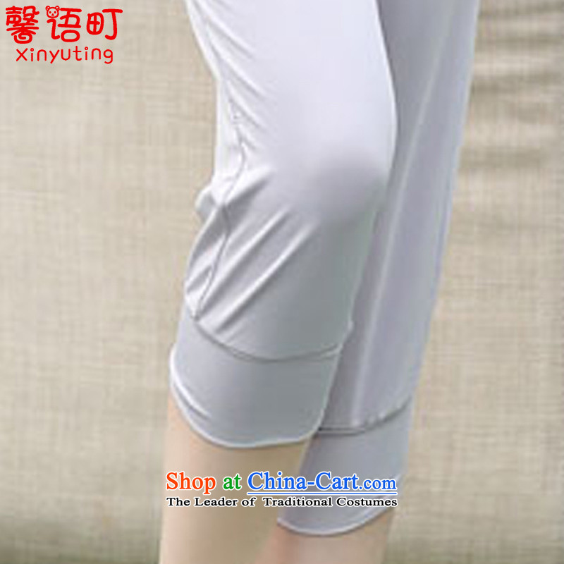 Arabic-machi 2015 big bells Code women's summer new Korean version of the sportswear short-sleeved xlarge 955 light gray XXXL, Xin Arabic-machi , , , shopping on the Internet