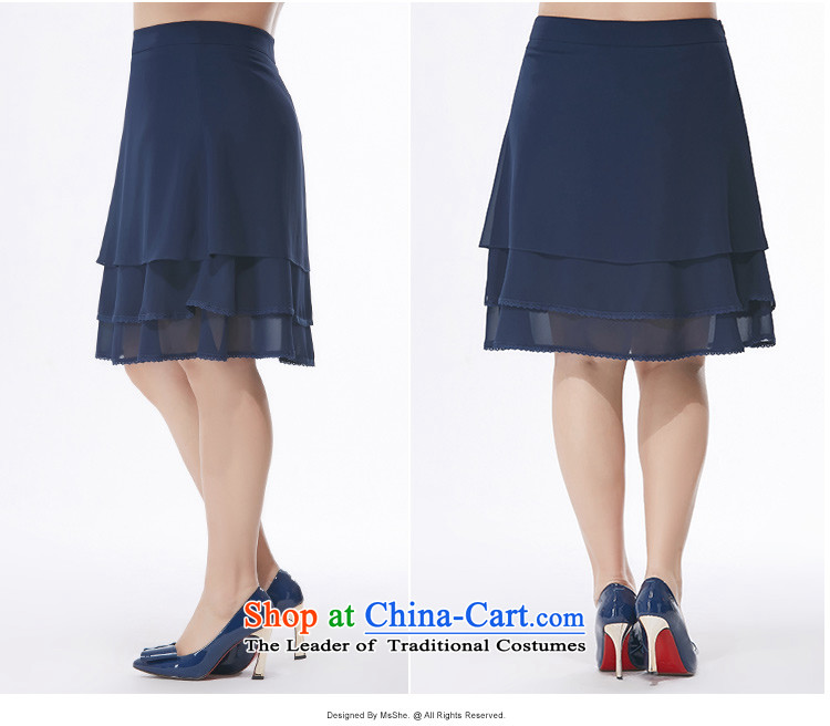 To increase the number msshe women 2015 new autumn replacing billowy flounces chiffon short skirt body skirt 4335th blue 4XL Photo, prices, brand platters! The elections are supplied in the national character of distribution, so action, buy now enjoy more preferential! As soon as possible.