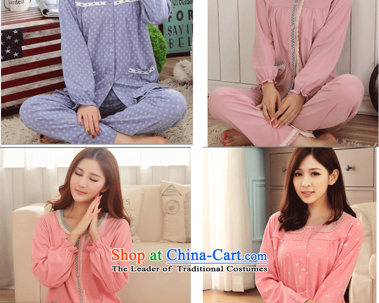 The spring of the Korean version of the nightdress, pure cotton long-sleeved spring and autumn) to increase the number of elderly cotton homewear kit 4 XXL picture, prices, brand platters! The elections are supplied in the national character of distribution, so action, buy now enjoy more preferential! As soon as possible.