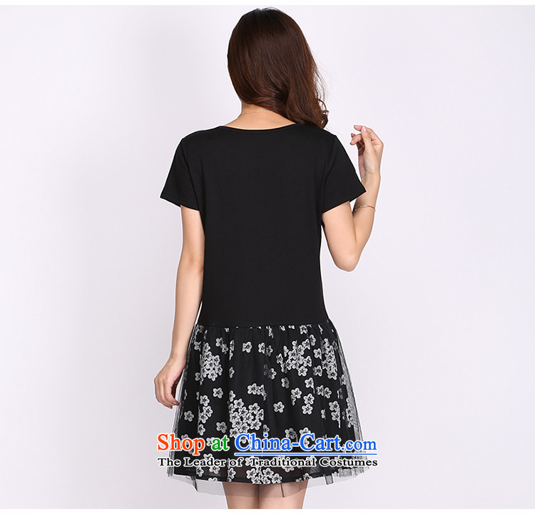Luo Shani Flower Code women's summer to xl thick, Hin thin, thick sister summer dresses 2101 4XL Photo Black, prices, brand platters! The elections are supplied in the national character of distribution, so action, buy now enjoy more preferential! As soon as possible.