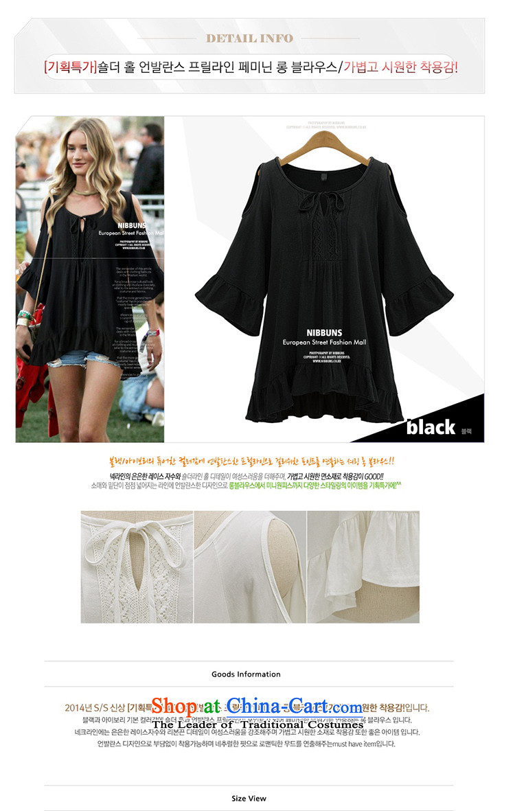 Large European and American women YILISA replace spring and summer in long t-shirt shirt thick mm smart casual video thin shoulders a solid color horn cuff dresses K852 Black XL Photo, prices, brand platters! The elections are supplied in the national character of distribution, so action, buy now enjoy more preferential! As soon as possible.