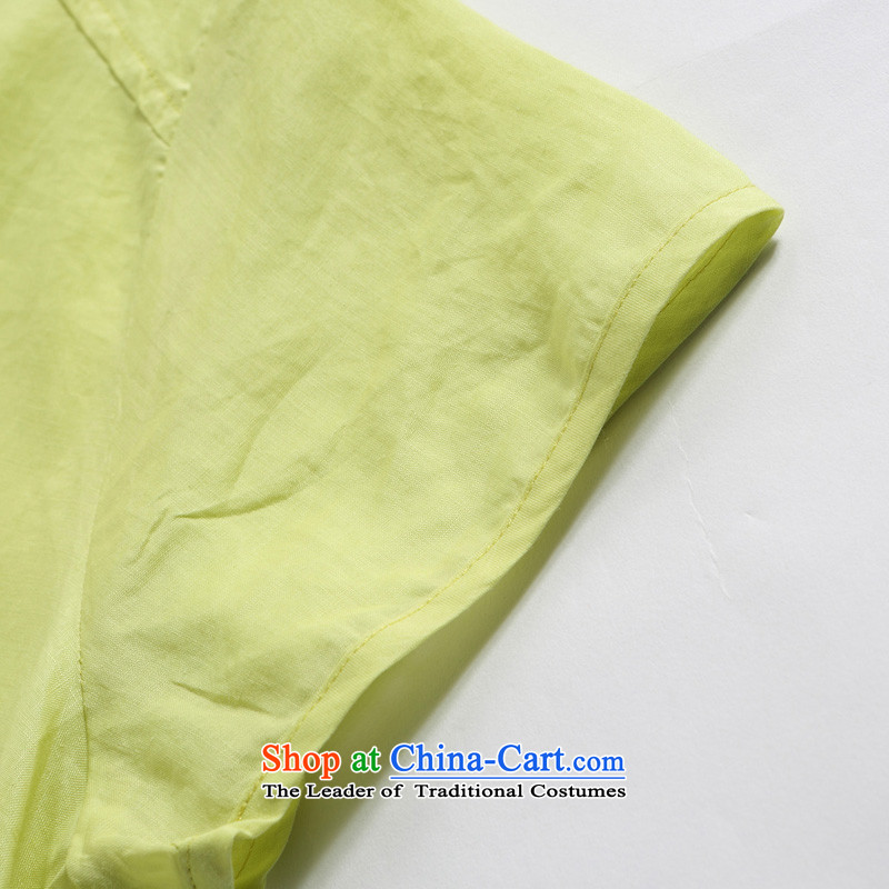 In the summer of 2015 by water new products in the Korean thick mm long loose large short-sleeved T-shirt female S15XK5005 Qiu Xiang XXL, green water by (SHUIMIAO) , , , shopping on the Internet