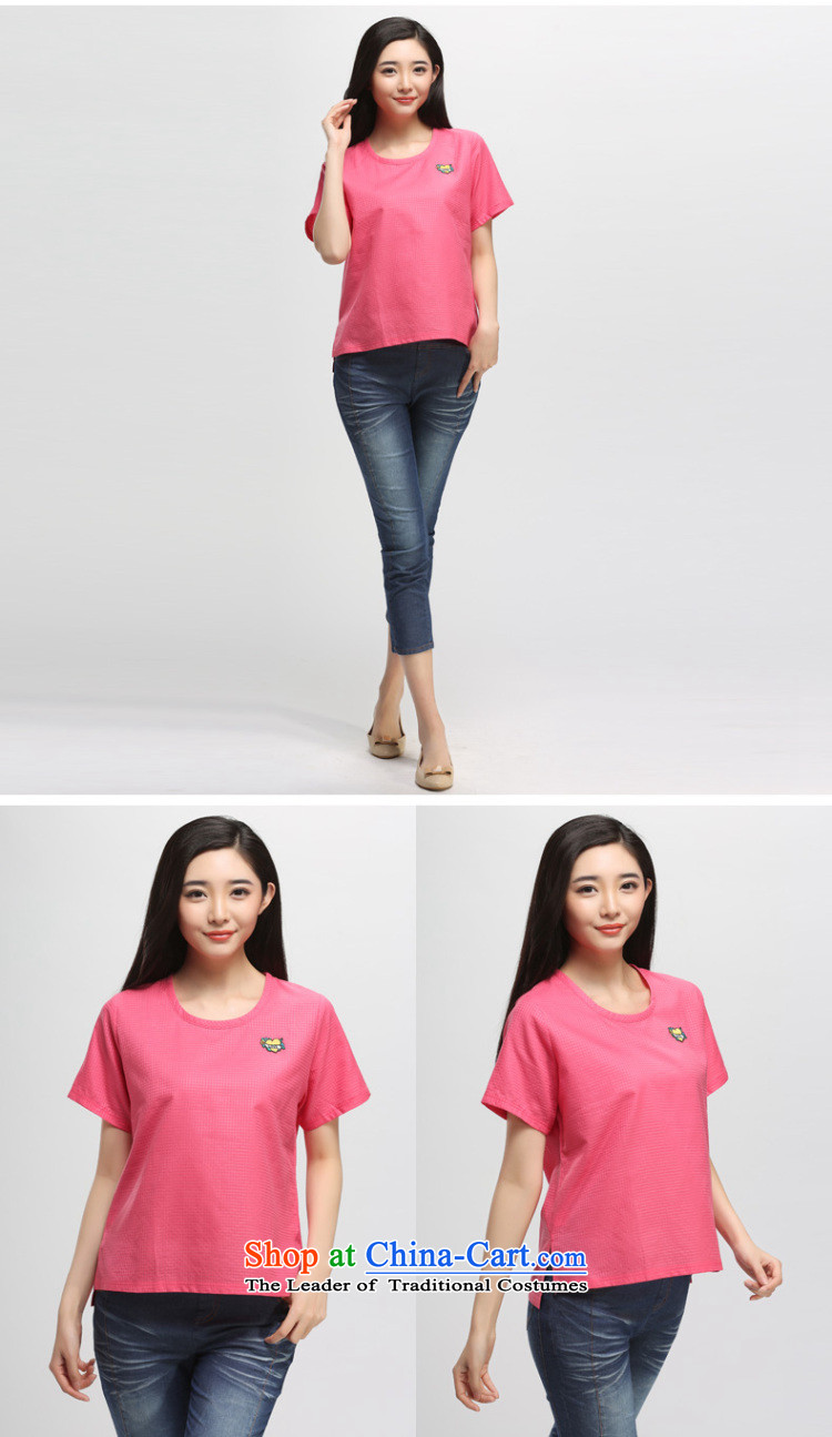 The 2015 summer new Korean version of large numbers of ladies thick mm loose video thin checked short-sleeved T-shirt S15XK4953 girl Huang orange, L photo, prices, brand platters! The elections are supplied in the national character of distribution, so action, buy now enjoy more preferential! As soon as possible.