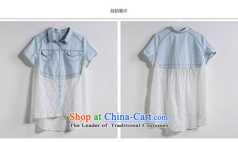 The representative of the water in the summer of 2015, replacing the new Korean version of shirt thick mm xl loose S15XC4813 shirts, XL pictures, denim price, brand platters! The elections are supplied in the national character of distribution, so action, buy now enjoy more preferential! As soon as possible.