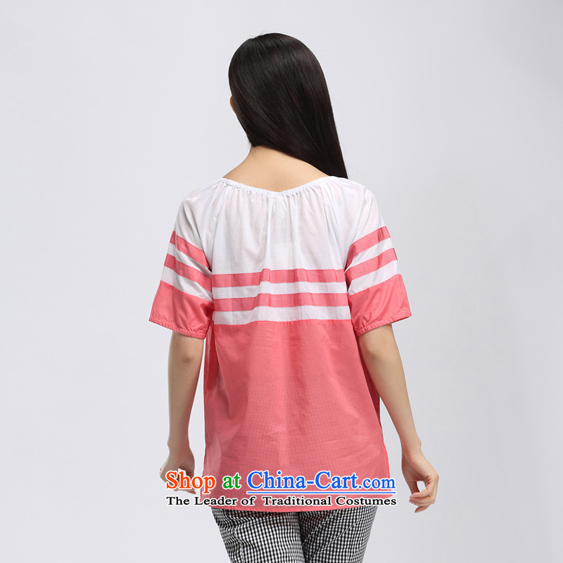 By 2015 Summer water new Korean thick sister larger loose video thin, short-sleeved T-shirt S15XK5002 watermelon red XL, Water Authority (SHUIMIAO) , , , shopping on the Internet