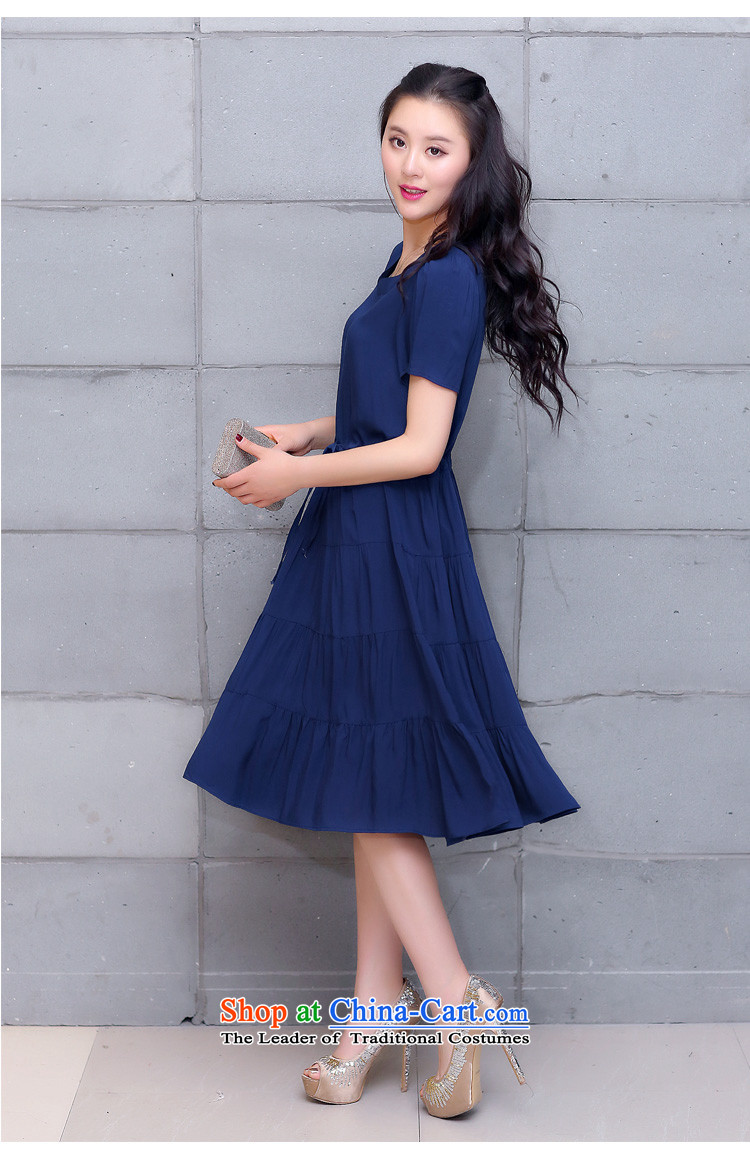 Optimize Connie 2015 Korea Pik version to the xl Women's Summer thick MM loose video in thin long skirt cake skirt BW2017 Navy 4XL recommendations 175-190 catty picture, prices, brand platters! The elections are supplied in the national character of distribution, so action, buy now enjoy more preferential! As soon as possible.