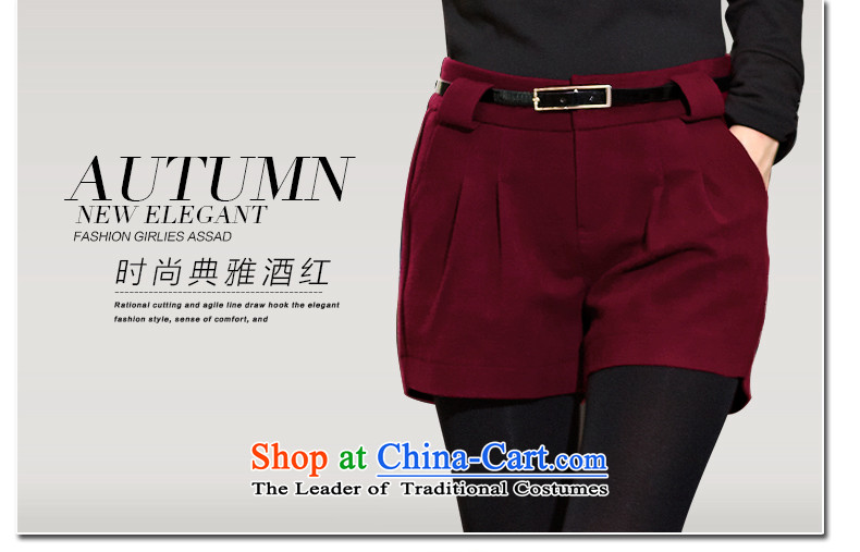 Athena Chu Load Isabel new four-sided pop-boots trousers gross? female king autumn and winter shorts code Women Korean female shorts a slimming 1139 wine red 2XL recommendations paras. 125-140, prices, picture catty brand platters! The elections are supplied in the national character of distribution, so action, buy now enjoy more preferential! As soon as possible.