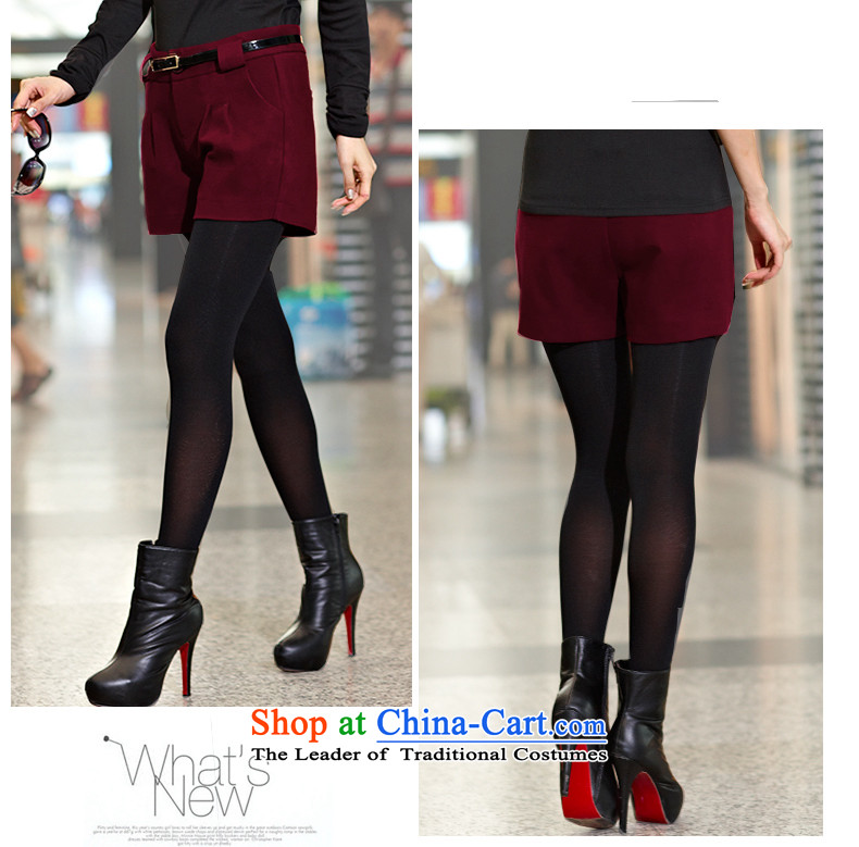 Athena Chu Load Isabel new four-sided pop-boots trousers gross? female king autumn and winter shorts code Women Korean female shorts a slimming 1139 wine red 2XL recommendations paras. 125-140, prices, picture catty brand platters! The elections are supplied in the national character of distribution, so action, buy now enjoy more preferential! As soon as possible.