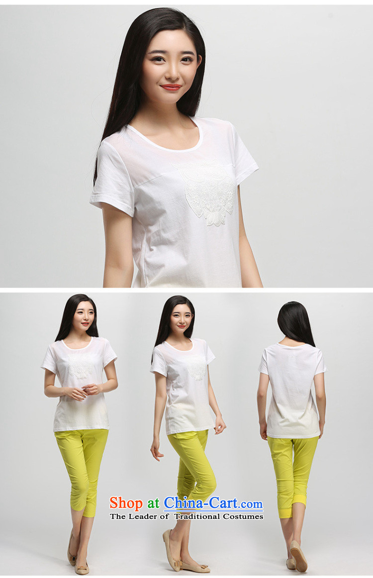The representative of the water in the summer of 2015 Women's new Korean thick mm xl pure cotton short-sleeved T-shirt S15XB4798 female white L picture, prices, brand platters! The elections are supplied in the national character of distribution, so action, buy now enjoy more preferential! As soon as possible.