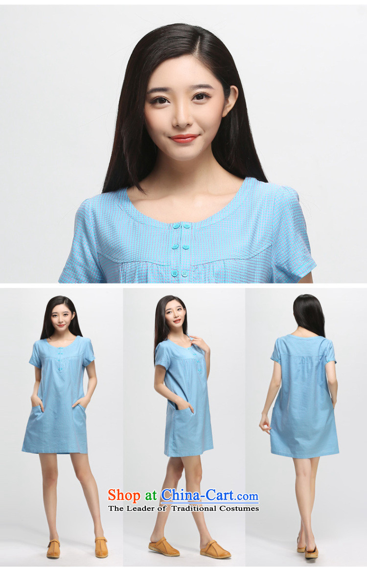 The representative of Korean women water load in the summer of 2015 mm thick xl pure color checked short-sleeved dresses S15XY5134 toner lange L photo, prices, brand platters! The elections are supplied in the national character of distribution, so action, buy now enjoy more preferential! As soon as possible.