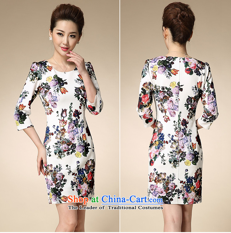 Chang Ting (ZHANGTING) spring and autumn female graphics package and thin large dress T1169 white. M picture, prices, brand platters! The elections are supplied in the national character of distribution, so action, buy now enjoy more preferential! As soon as possible.