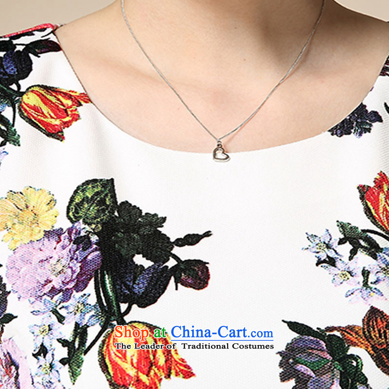 Chang Ting (ZHANGTING) spring and autumn female graphics package and thin large dress T1169 white. M, Chang Ting (ZHANGTING) , , , shopping on the Internet