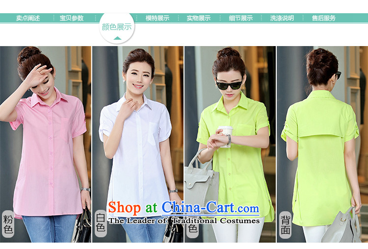 For the summer of 2015 New Doi for women Korean female summer Sau San shirt short-sleeved white 2XL Photo, prices, brand platters! The elections are supplied in the national character of distribution, so action, buy now enjoy more preferential! As soon as possible.