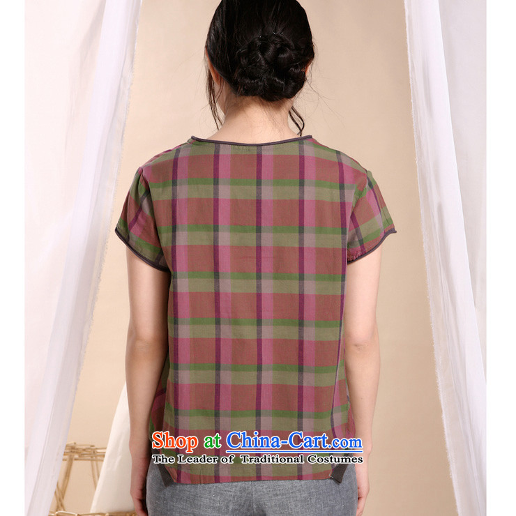 The sea route to spend the new pure cotton sand washing round-neck collar plaid larger 5AFS T-shirt color 14 4XL Photo, prices, brand platters! The elections are supplied in the national character of distribution, so action, buy now enjoy more preferential! As soon as possible.