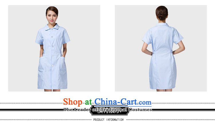 Ducept Nga summer new short-sleeve female interns nurse uniform pharmacies workwear white gowns blue circle licensed belt - Women XL Photo, prices, brand platters! The elections are supplied in the national character of distribution, so action, buy now enjoy more preferential! As soon as possible.