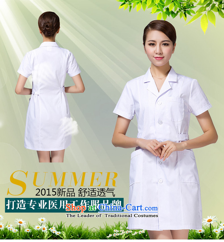 Ducept Nga short-sleeved summer new women's white gowns Sau San internship nurse uniform clothing white suit licensed pharmacies Lumbar - Female M picture, prices, brand platters! The elections are supplied in the national character of distribution, so action, buy now enjoy more preferential! As soon as possible.