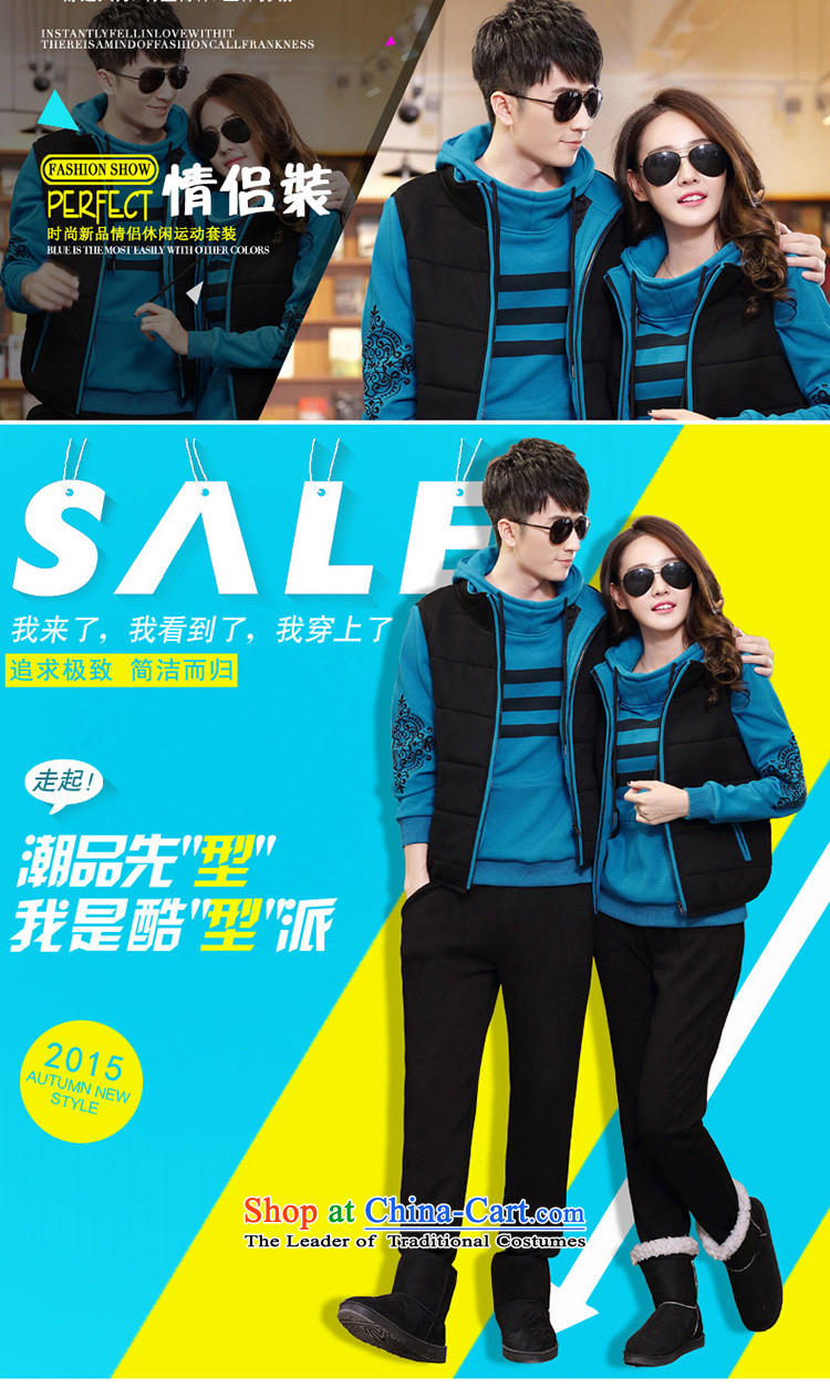 Maximum number of 2015 women to intensify the winter new couples thick plus lint-free 3-piece set Korean sports wear cap sweater women 9660 2,005 women 4XL Photo, prices, brand platters! The elections are supplied in the national character of distribution, so action, buy now enjoy more preferential! As soon as possible.