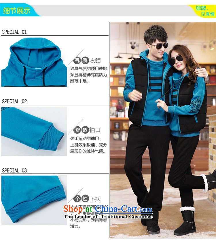 Maximum number of 2015 women to intensify the winter new couples thick plus lint-free 3-piece set Korean sports wear cap sweater women 9660 2,005 women 4XL Photo, prices, brand platters! The elections are supplied in the national character of distribution, so action, buy now enjoy more preferential! As soon as possible.