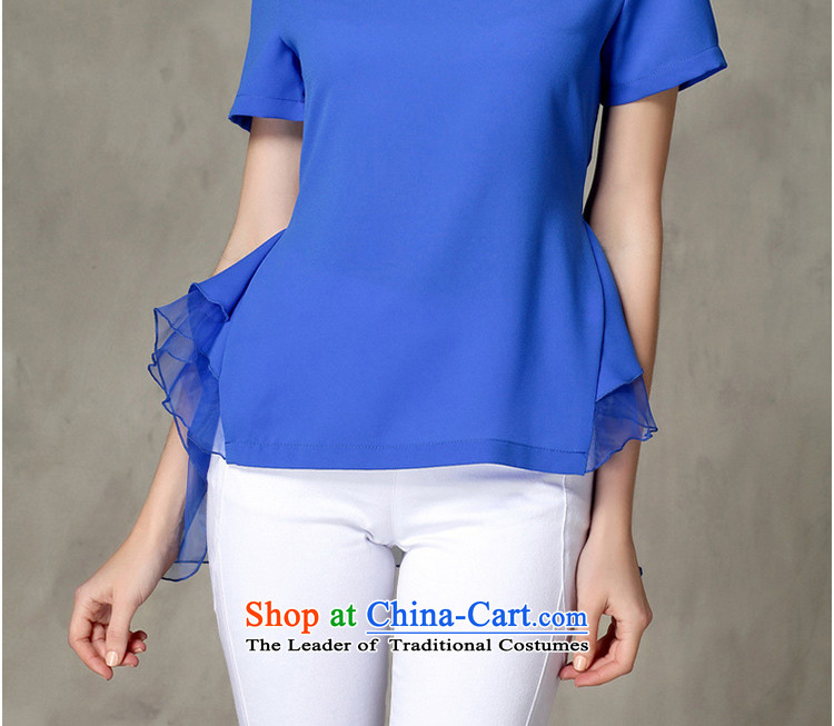 The lymalon2015 lehmann summer new high-end western thick mm larger women to increase short-sleeved T-shirt chiffon 1337 Ko Yo Red XXL picture, prices, brand platters! The elections are supplied in the national character of distribution, so action, buy now enjoy more preferential! As soon as possible.