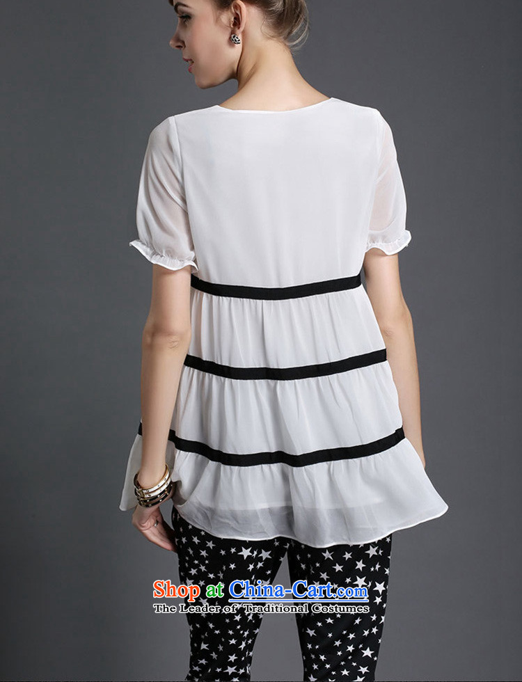 The lymalon2015 lehmann spring new high-end western thick mm larger women to increase short-sleeved T-shirt chiffon 1839 White XXL picture, prices, brand platters! The elections are supplied in the national character of distribution, so action, buy now enjoy more preferential! As soon as possible.