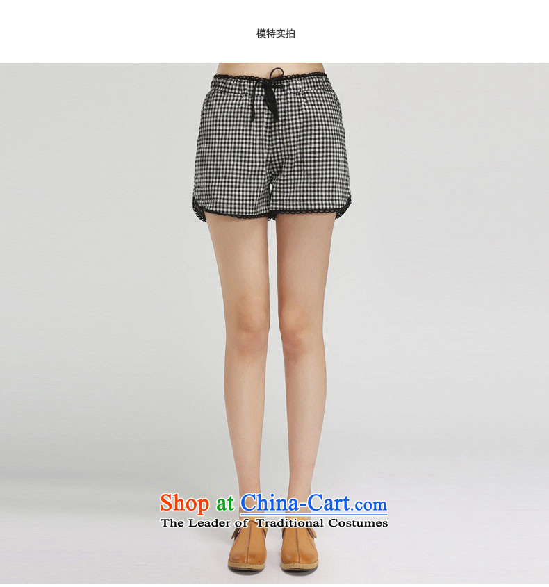 The representative of the water in the summer of 2015, replacing the new 200 catties xl female pure cotton checked shorts female hot pants S15XT5051 checkered picture of M, prices, brand platters! The elections are supplied in the national character of distribution, so action, buy now enjoy more preferential! As soon as possible.