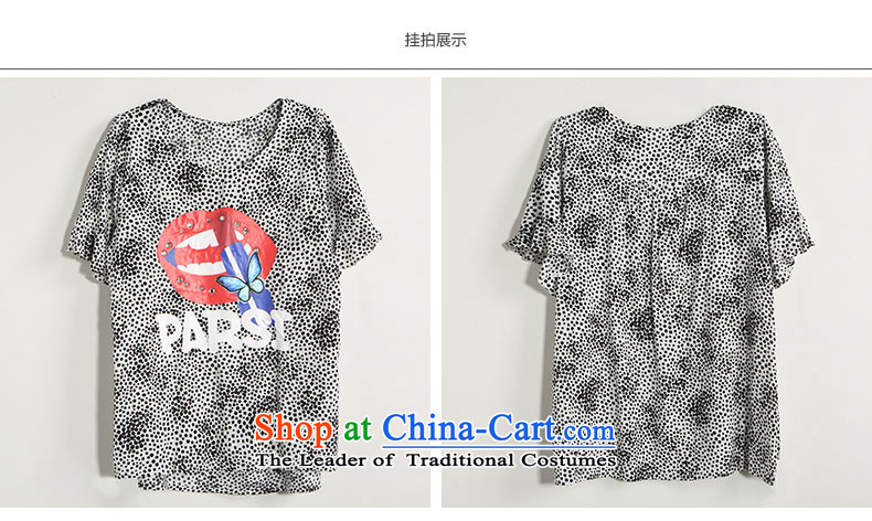 The representative of the water 2015 Women's Summer new fat mm to xl chiffon short-sleeved T-shirt S15XK4784 female Black and White XXL pictures, price point, brand platters! The elections are supplied in the national character of distribution, so action, buy now enjoy more preferential! As soon as possible.