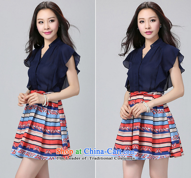 Coveted new summer 2015 mm thick stitching to xl short-sleeved blouses and snow woven dresses 2205 dark blue XL Photo, prices, brand platters! The elections are supplied in the national character of distribution, so action, buy now enjoy more preferential! As soon as possible.