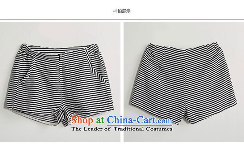 The representative of the water in the summer of 2015, replacing the new xl female thick mm cotton linen Striped Shorts female hot pants S15XT5012 black and white picture of L, prices, brand platters! The elections are supplied in the national character of distribution, so action, buy now enjoy more preferential! As soon as possible.