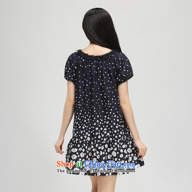 In the summer of 2015 by water Women's clothes new xl pure cotton short-sleeved saika dresses skirts 15XY5135 possession of female , L water (SHUIMIAO representatives) , , , shopping on the Internet