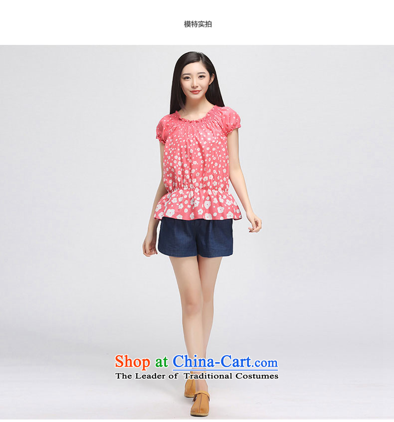 The representative of the water in the summer of 2015, replacing the new 200 catties thick large mm female pure cotton short-sleeved T-shirt saika 15XK4916 female possession of L photo, prices, brand platters! The elections are supplied in the national character of distribution, so action, buy now enjoy more preferential! As soon as possible.