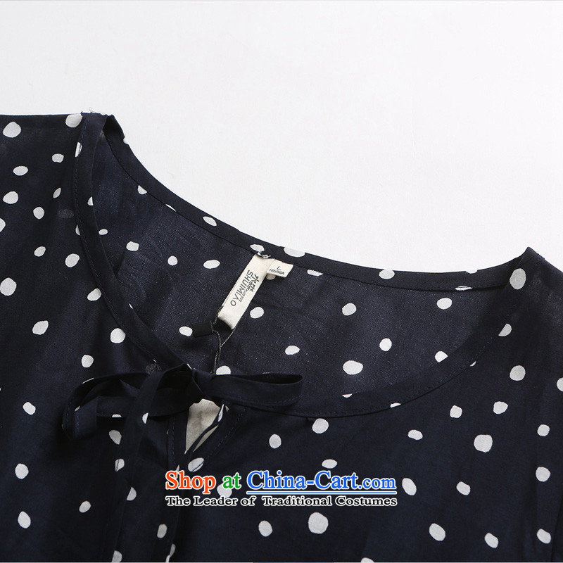 The representative of the water in the summer of 2015, replacing the new 200 catties larger female pure cotton short-sleeved saika dresses female S15XY4767 possession of water by the XL, (SHUIMIAO) , , , shopping on the Internet