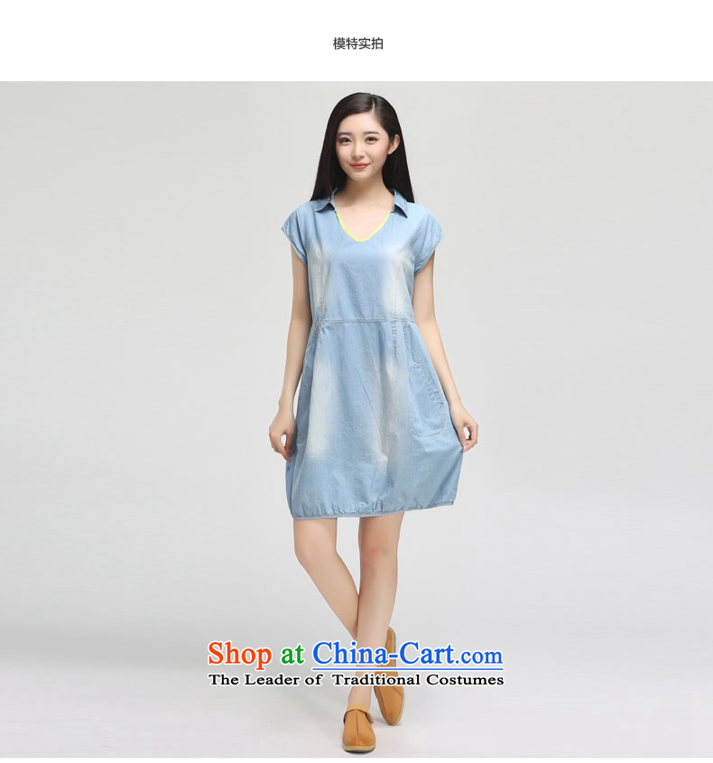 In the summer of 2015 by water New Product Code women thick mm cowboy short-sleeved dresses S15XY5049 cowboy, Female dress L picture, prices, brand platters! The elections are supplied in the national character of distribution, so action, buy now enjoy more preferential! As soon as possible.