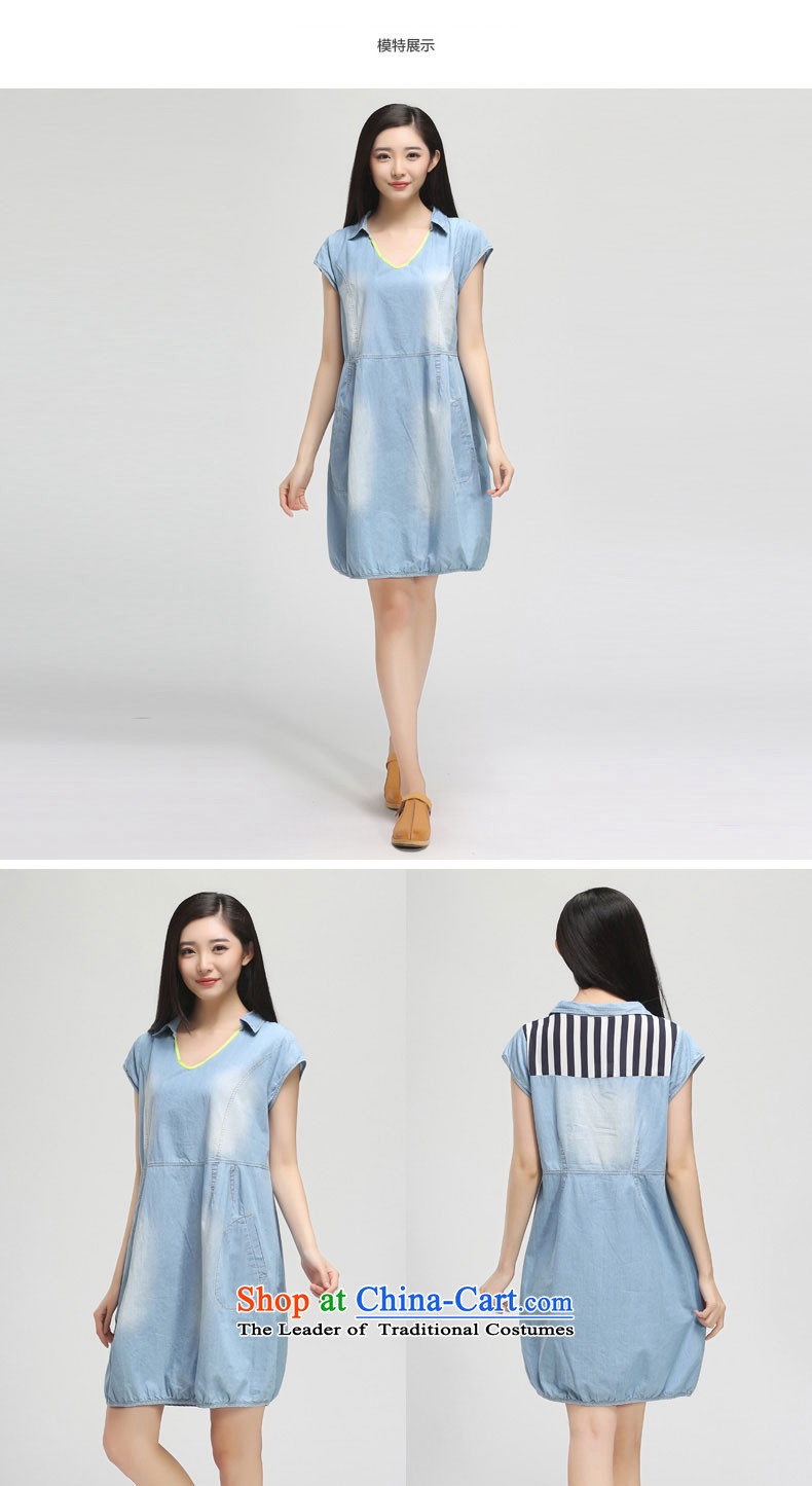 In the summer of 2015 by water New Product Code women thick mm cowboy short-sleeved dresses S15XY5049 cowboy, Female dress L picture, prices, brand platters! The elections are supplied in the national character of distribution, so action, buy now enjoy more preferential! As soon as possible.