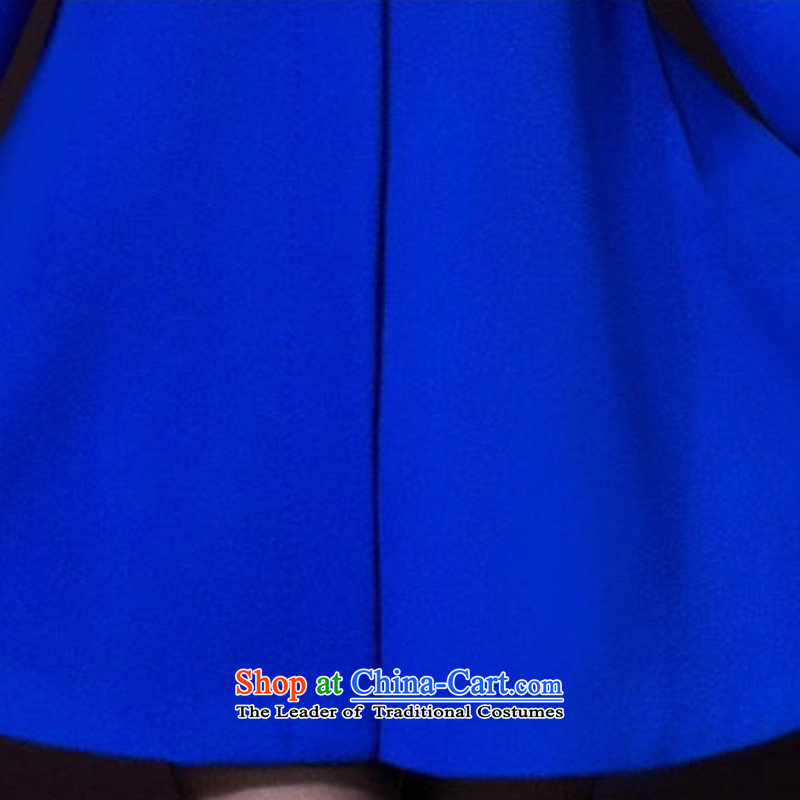 Shinu bathing in the medium to long term, female Korean windbreaker thick sister autumn and winter on women new MOM pack to Sau San xl gross? a jacket coat female Q5 Blue (XIAOMU 3XL, Siu Pang Daomu) , , , shopping on the Internet