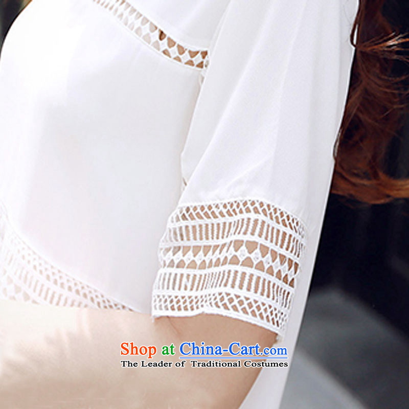In the summer of Europe and the large park with lace engraving shirt thick MM pants and two piece White + red 5XL 180-195 1527 around 922.747, Park shopping on the Internet has been pressed.