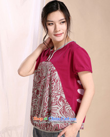 The sea route to spend the new pure cotton stamp stitching large round-neck collar half sleeve shirts 5HFS Edge of Red XL Photo, prices, brand platters! The elections are supplied in the national character of distribution, so action, buy now enjoy more preferential! As soon as possible.