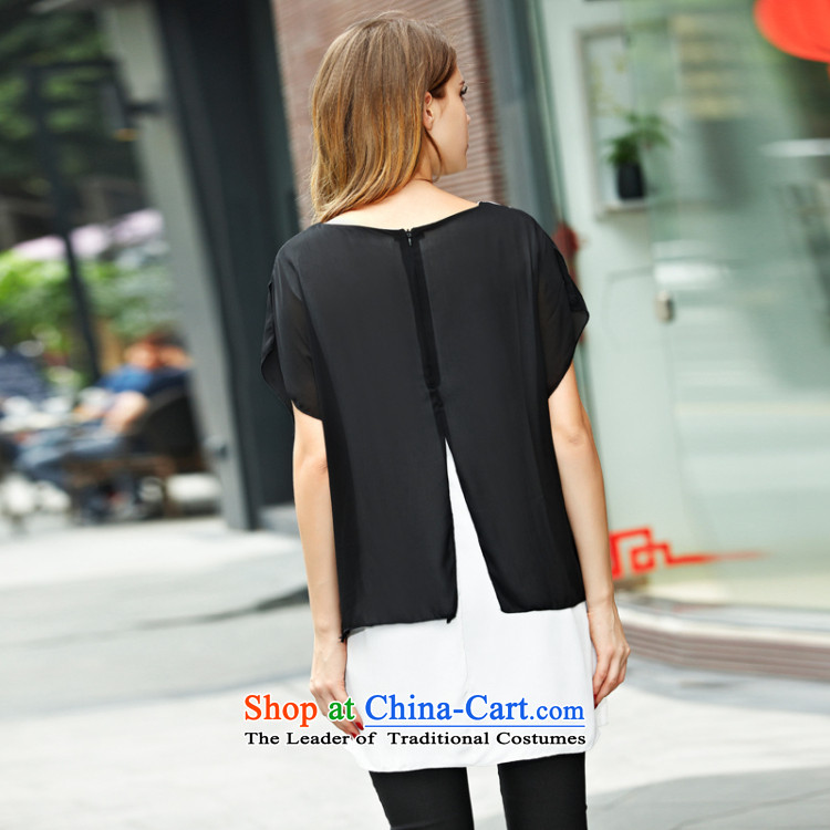 About the large 2015 desecrated by the female new summer thick mm leave two T-shirts are black trousers kit to increase the picture color picture XXL 5858, prices, brand platters! The elections are supplied in the national character of distribution, so action, buy now enjoy more preferential! As soon as possible.