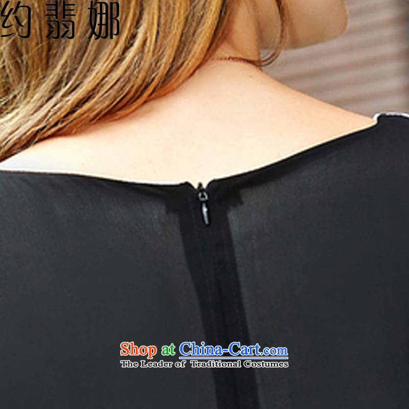 About the large 2015 desecrated by the female new summer thick mm leave two T-shirts are black trousers kit to increase the color picture XXL, 5858 approximately eight of the , , , shopping on the Internet