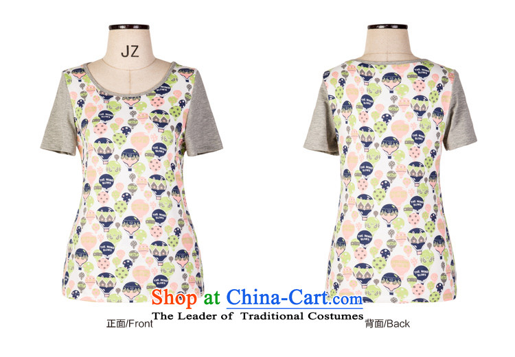 The spring and summer of 2015, more women's large Po thick MM stylish stamp stitching short-sleeved T-shirt A3766 SUIT XL Photo, prices, brand platters! The elections are supplied in the national character of distribution, so action, buy now enjoy more preferential! As soon as possible.