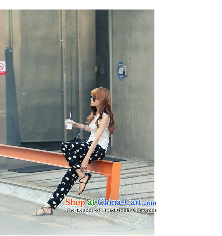 Elizabeth sub-large female summer Korean New floral pants thick mm summer loose Harun chiffon trousers female flowers pants castor pant Y9069 White 4XL Photo, prices, brand platters! The elections are supplied in the national character of distribution, so action, buy now enjoy more preferential! As soon as possible.